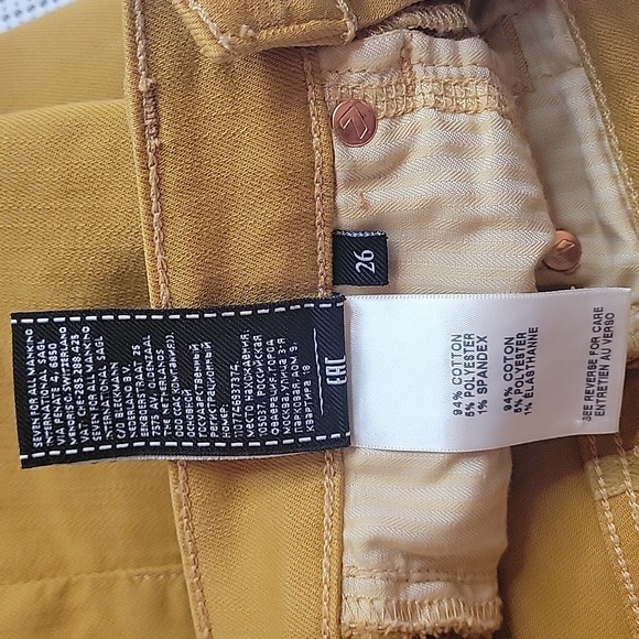 7 For All Mankind High Rise Denim Pants - Picture 6 of 6